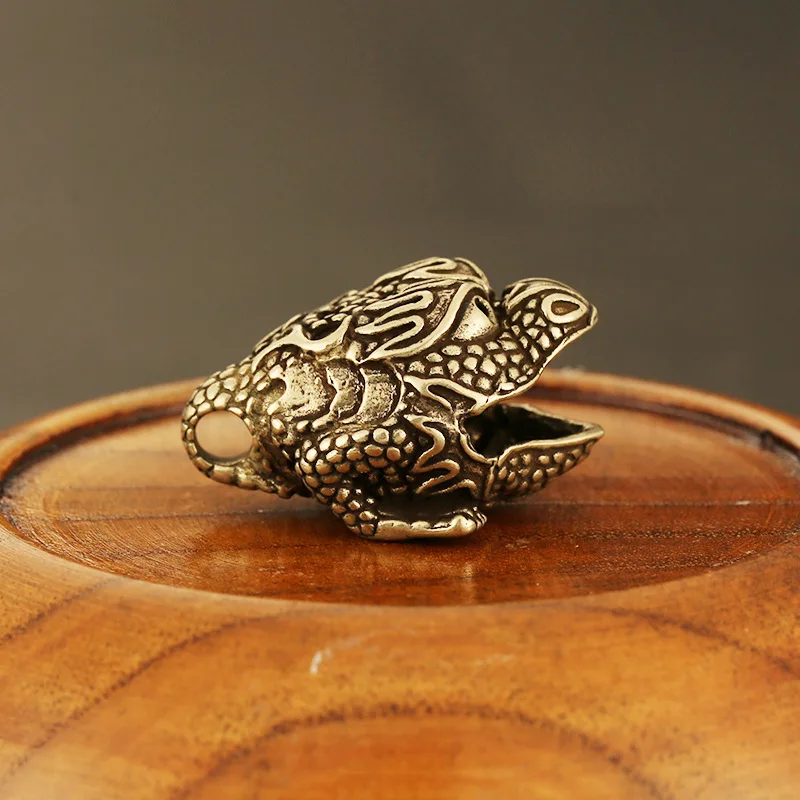 brass toad keychain pendants (6)
