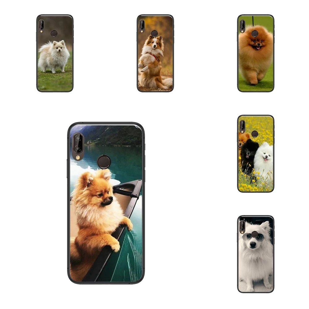 Для Huawei P50 P40 P30 Lite P Smart Z 2019 2020 2021 Черный Водонепроницаемый 3D бампер Померанская