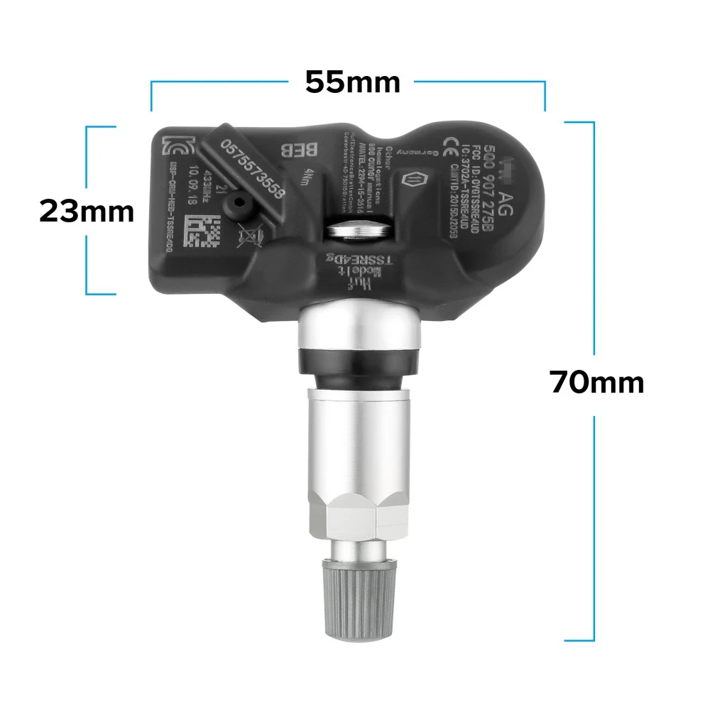 Датчик давления в шинах TPMS 4 шт. система мониторинга для Volkswagen Porsche Skoda Seat Audi