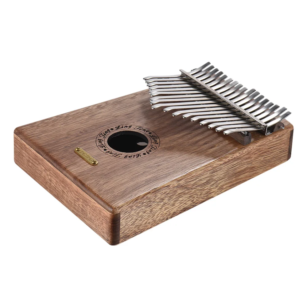 LingTing LT-K17S/LT-K17SEQ 17-key Kalimba большого пальца фортепиано Mbira Sanza Swartizia Spp твердой древесины музыкальный подарок