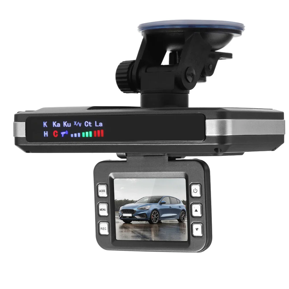 rear view mirror dash cam Car DVR Radar Detector 2 In 1 Dash Cam Vehicle Video Recorder Full HD 1080P Car Flow Velocity Radar Detector Russian Language rear mirror camera