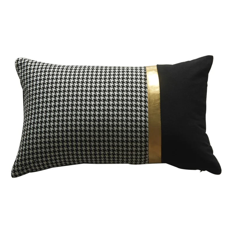 cushion cover2 30x70 Квадратная прямоугольная Лоскутная диванная Подушка 45*45 30*70 без внутренней кофейной хлопковой кожи, наволочки для подушек для дома dec X63 - Цвет: cushion cover2 30x70