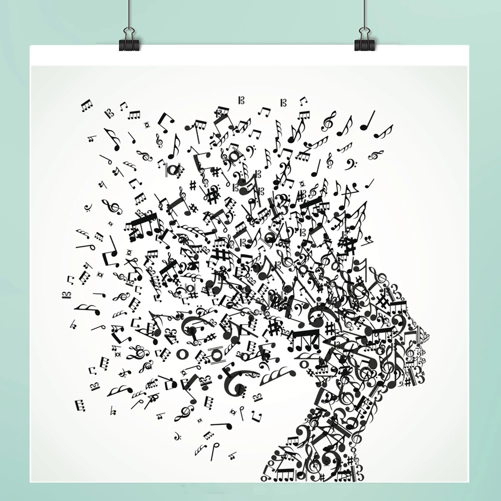 

Music storm Clear Stamps For DIY Scrapbooking/Card Making/Album Decorative Rubber Stamp Crafts