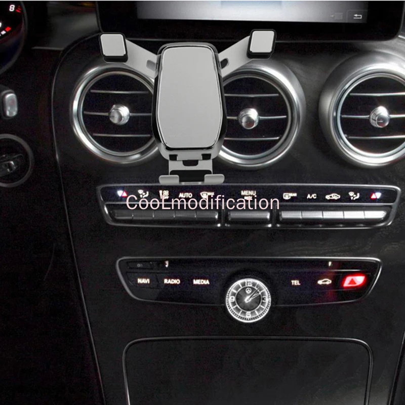 Auto-Handyhalter für Mercedes Benz W205 W206 C-Klasse 2015-2022 360 Grad  drehbares GPS Spezielle Halterung