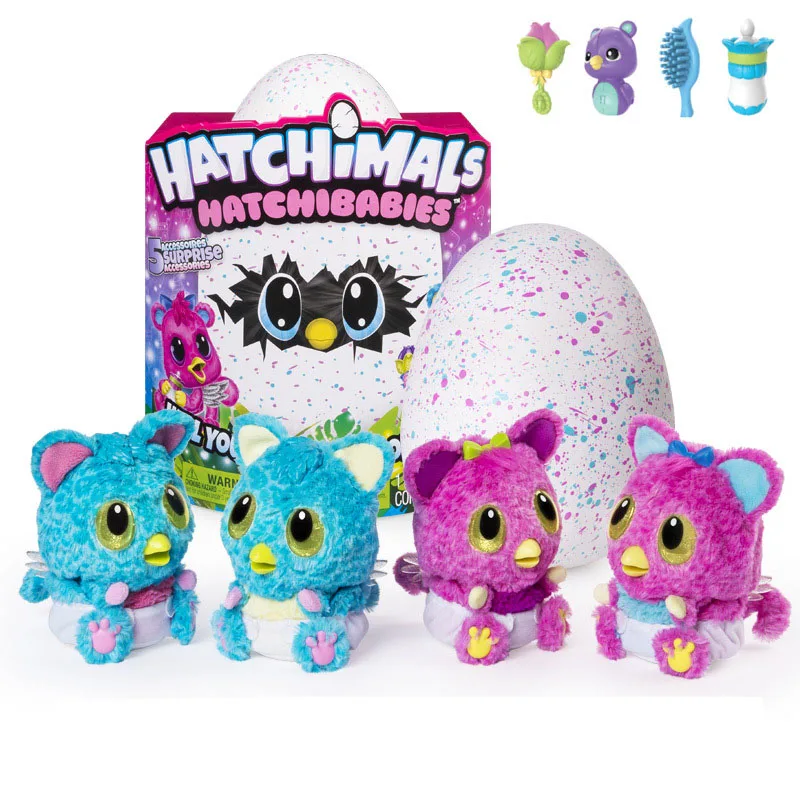 SPIN MASTER 17X11 Hatchimals игрушки Детские праздничные подарки умные электронные плюшевые игрушки для детей подарок на день рождения - Цвет: Random 1