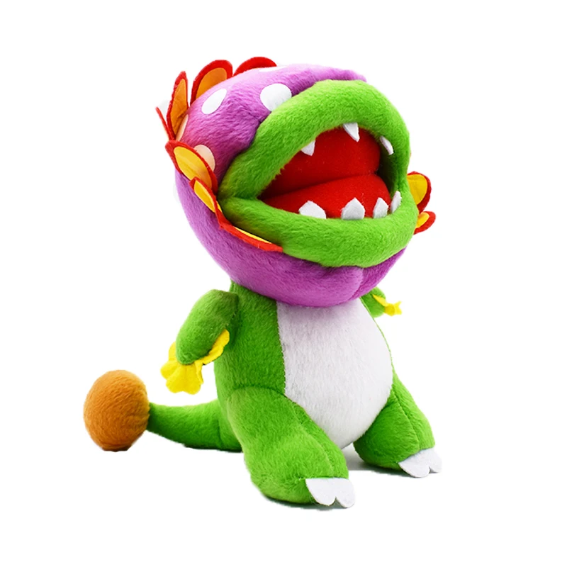 Super Mario Bros Run Plush Toy Dino Piranha 8" Lovely Stuffed Animal Doll Gift 