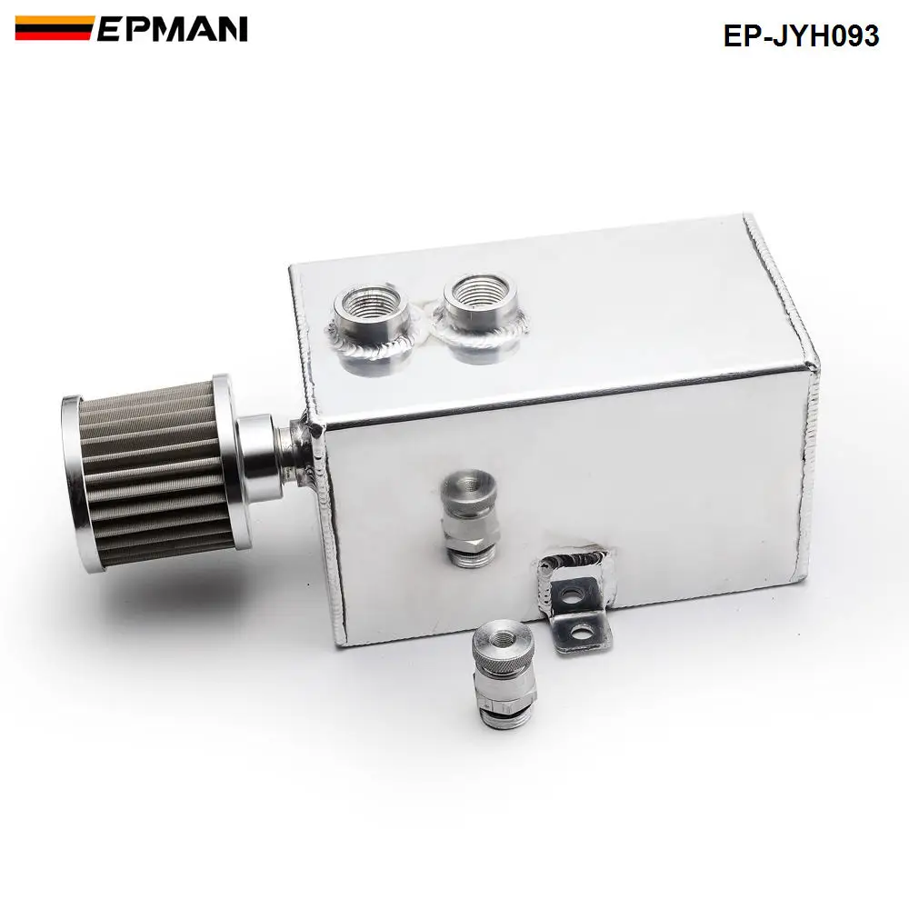 EPMAN Racing 3L алюминиевый Универсальный Масляный бак с дыхательным и сливным краном