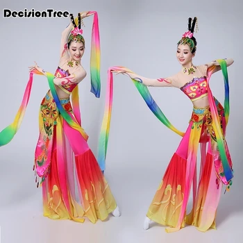 

2020 women xinjiang costume national dance performance costumes female stage performance costumes light blue dress