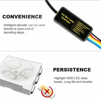 

DRL LED Light Turn Signal Lamp DC12V Replacement Universal 1pcs 7-Color
