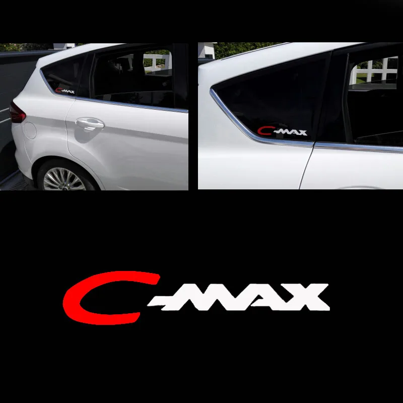 

4 Pcs For Ford Cmax Window Vinyl Decals Car Styling Self Adhesive Emblem Car Stickers