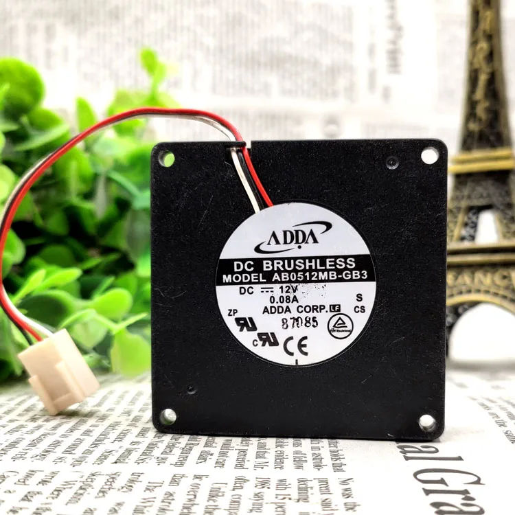 AB0512MB-GB3 5010 12V 0.08A 5 см защиты электродвигателя Вентилятор охлаждения