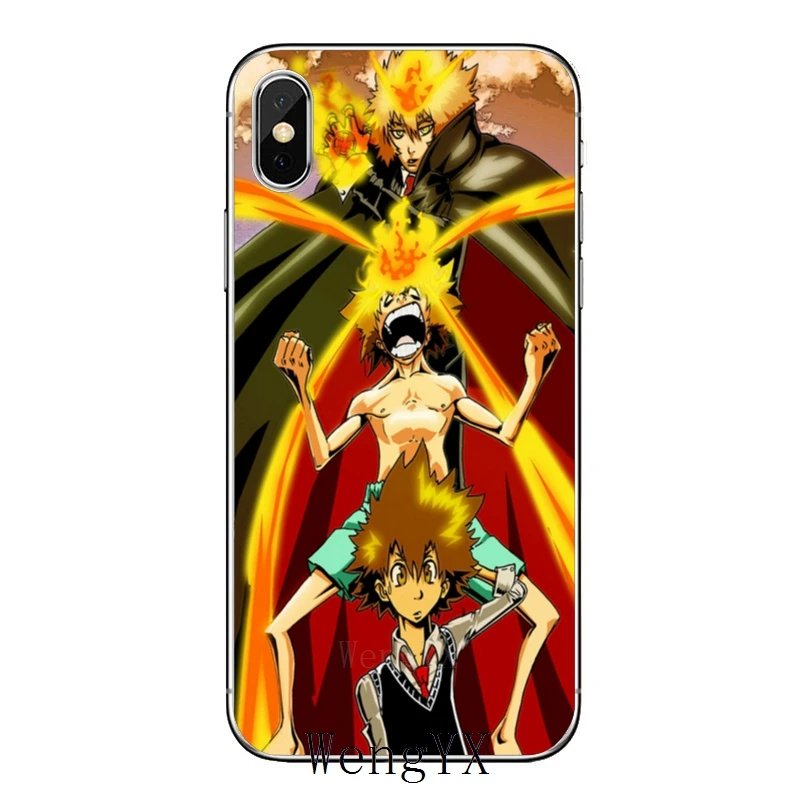 Kateyo Hitman аксессуары Reborn чехол для телефона Apple iPhone 11 Pro XS Max XR X 8 7 6 6S Plus 5 5S SE - Цвет: Hitman-Reborn-A-07