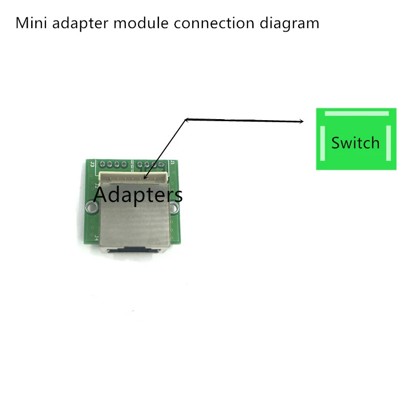 OEM PBC 8 портовый гигабитный Ethernet коммутатор портов met контактный разъем 10/100/1000 m