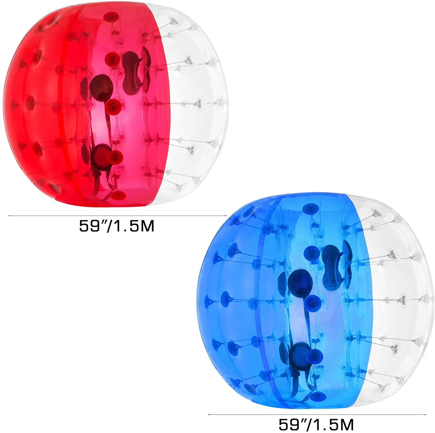 Amazing 1.5m Inflatable Human Hamster Ball Inflatable Bumper Ball Bubble Football Bubble Soccer Zorb