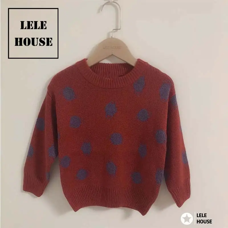 В наличии LELEHOUSE bobo TAO/2019 г. Новый осенний свитер для маленьких девочек свитера