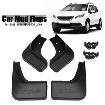 

Car Mud Flaps For Peugeot 2008 2013 2014 2015 2019 Splash Guards Mudguards Fender Mudflaps Accessories
