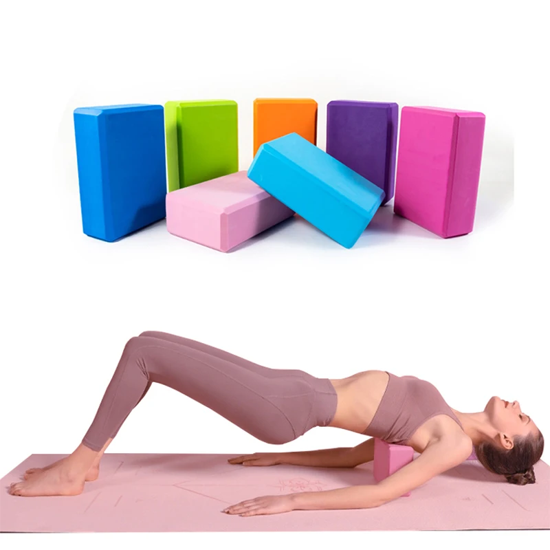 EVA Block Gym Foam Brick Training Exercise Fitness Suit Yoga Tool  Strengthening Pillow Cushion Stretch Body Shape Yoga Block