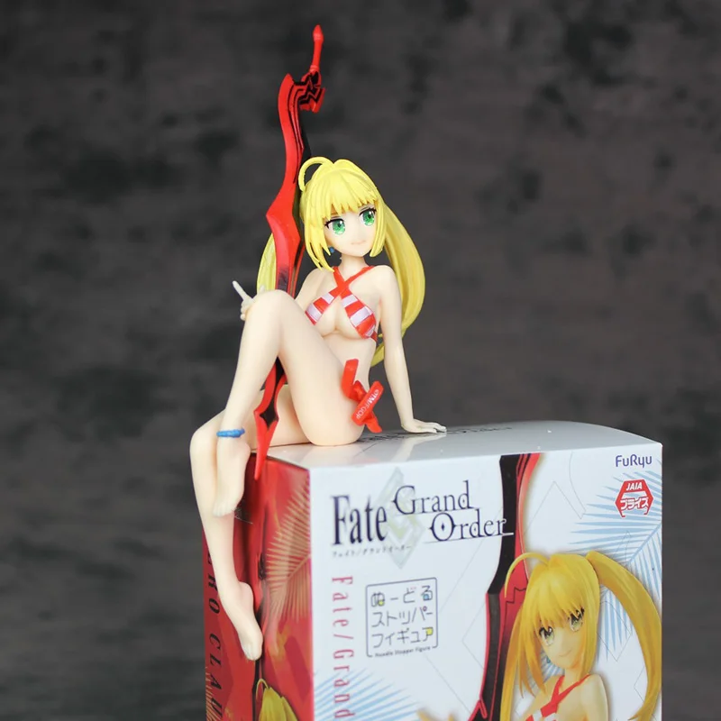 

20cm Anime Sexy girls Fate Stay Night Extra Red Saber Nero Claudius Caesar Augustus Germanicus Anime PVC Action Figures toys