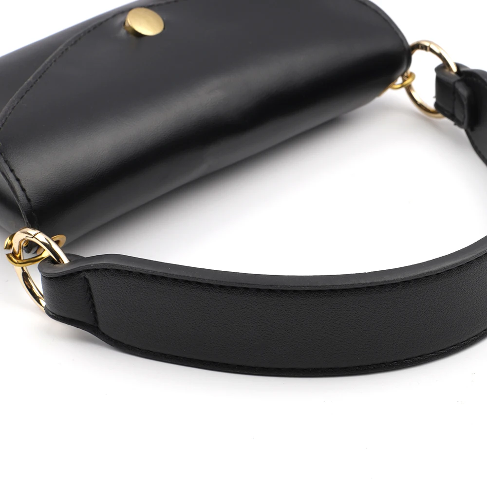 34CM Bag Shoulder Strap Wide Strap Handle Belt Band Women Handbag PU Leather Belt Strap Removable Spring Ring Bag Accessories