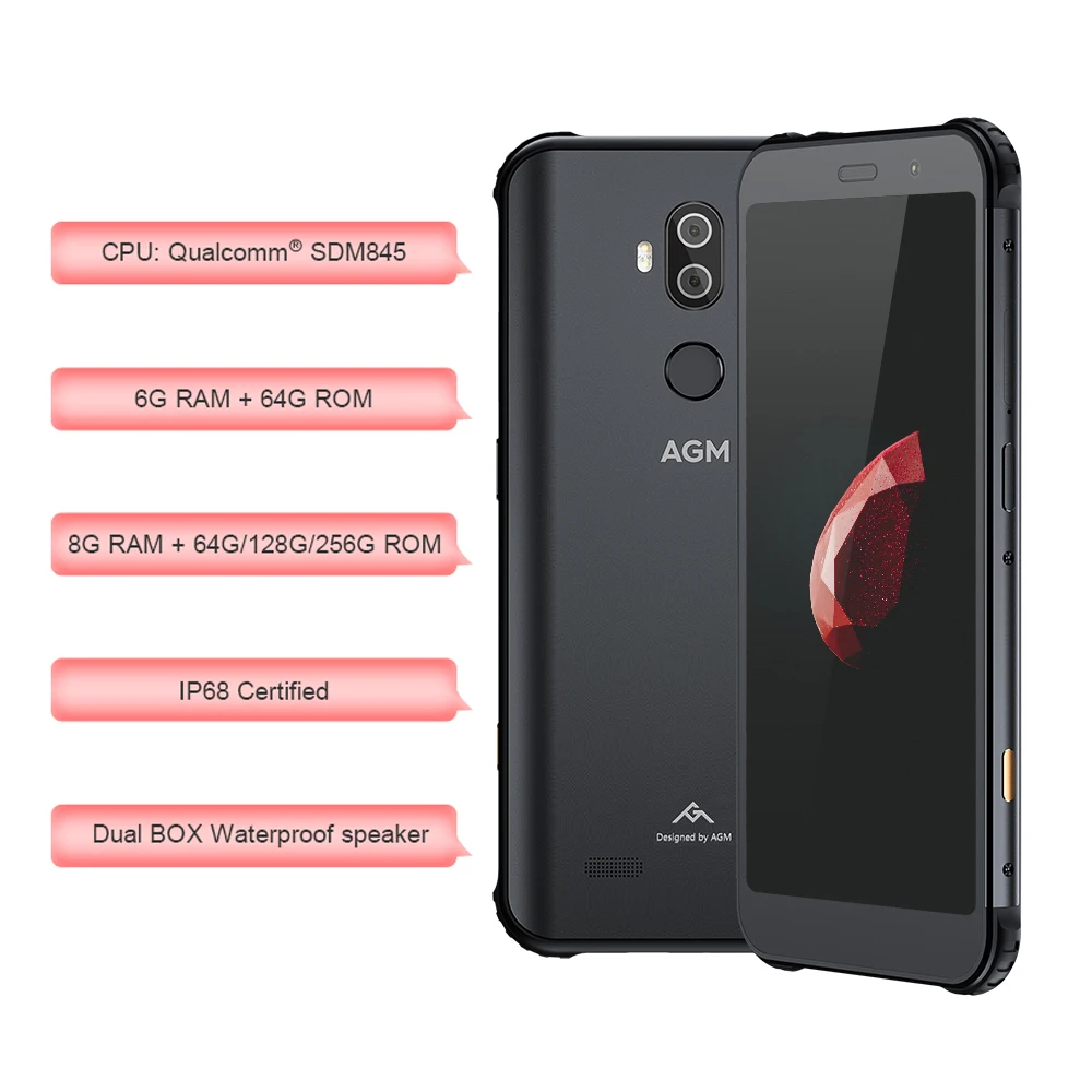 AGM X3 мобильный телефон с 5 99 дюймовым дисплеем восьмиядерным процессором ОЗУ 8 Гб
