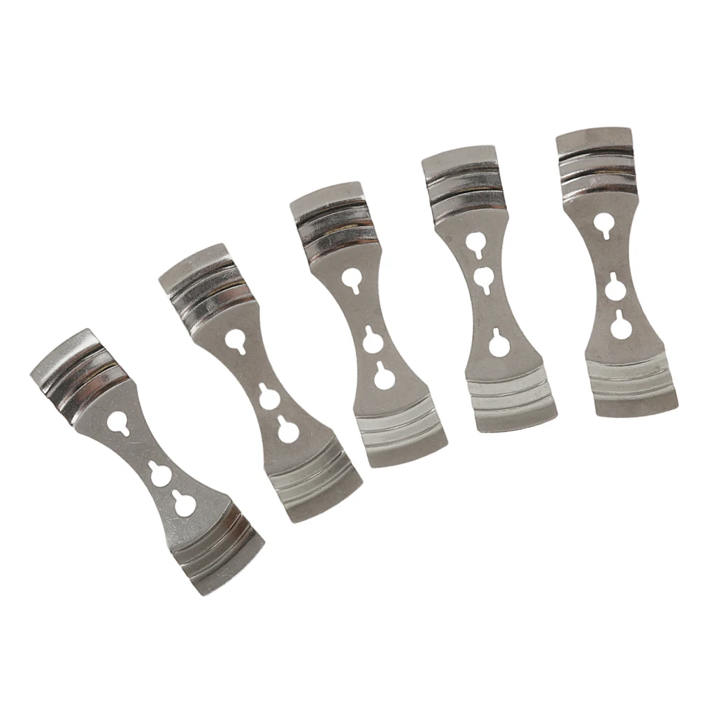 Pack of 5pcs Metal Candle Wick Centering Devices - (DIY Candles Wicks Centering Device, Silver)