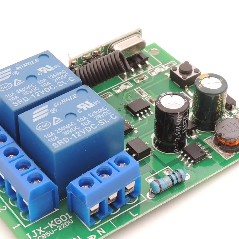 Diese-interruptor de Controle Remoto sem Fio Transmissor de Longo Alcance Luz do Motor do Portão da Garagem 1000m ac 110v 220v 10a 433mhz - Image 5
