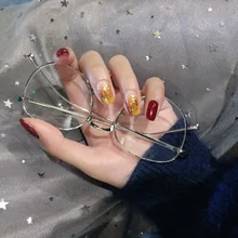 Накладные ногти патч готовой продукции Маникюр деконструируемый долговечный пригодный для носки водонепроницаемый Повседневный клей чехол для ногтей N