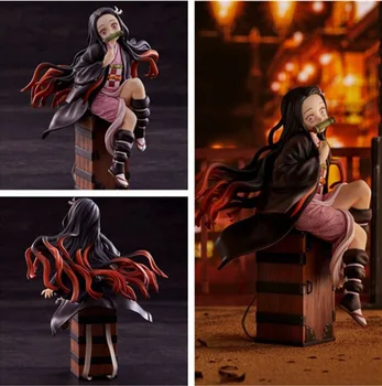 

Kimetsu no Yaiba Nezuko Figure 1/8 PVC Action Figures Toy Demon Slayer Anime Figure Nezuko Toys 160mm