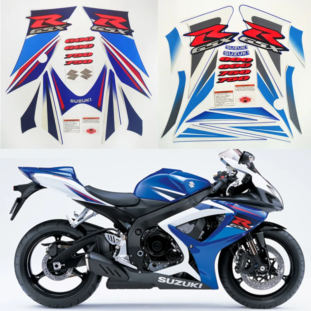 Мотоциклетная наклейка для Suzuki G SXR 600 750 GSXR600 GSXR750 06 07 K6 K7 2006 2007 полный комплект