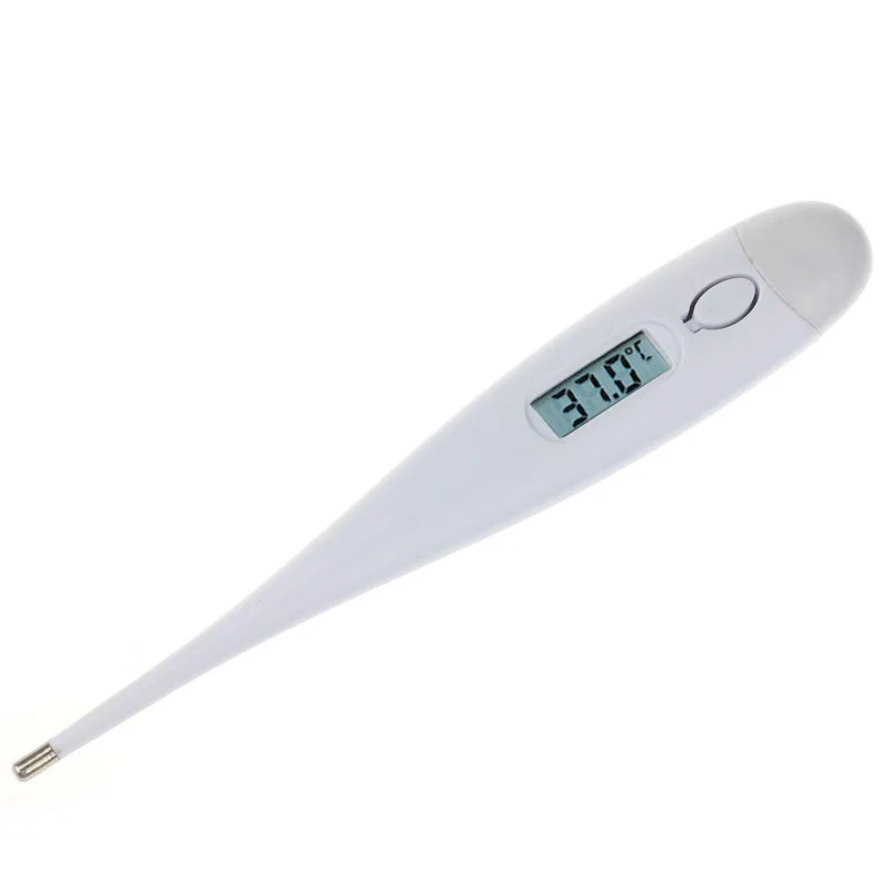 Цифровой ЖК-термометр, инструменты для детей, для измерения температуры тела - Цвет: Черный