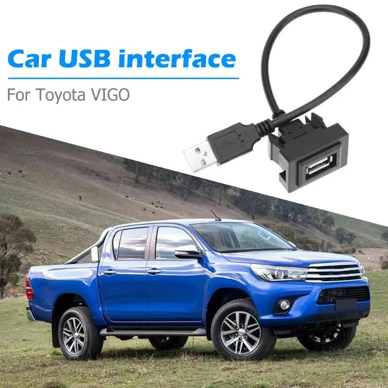 USB Удлинительный кабель тире заподлицо тип А папа к женскому проводу для ТОЙОТА Виго продуманное производство длительный срок службы