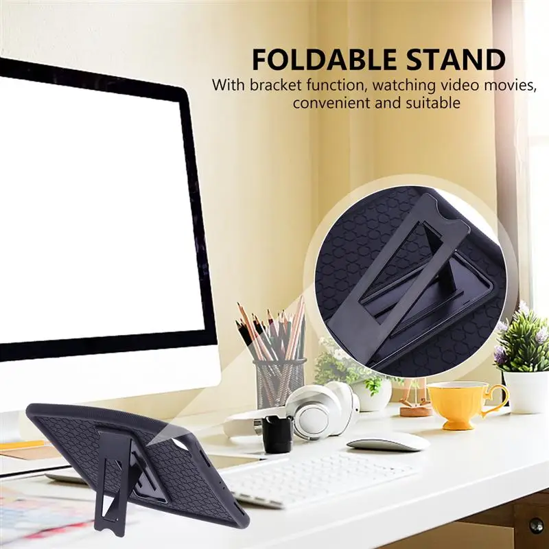 

Silicone Heavy Duty Tablet Cover Shell Case With Kickstand For Apple IPad Pro 12.9 Shockproof Stand Cover