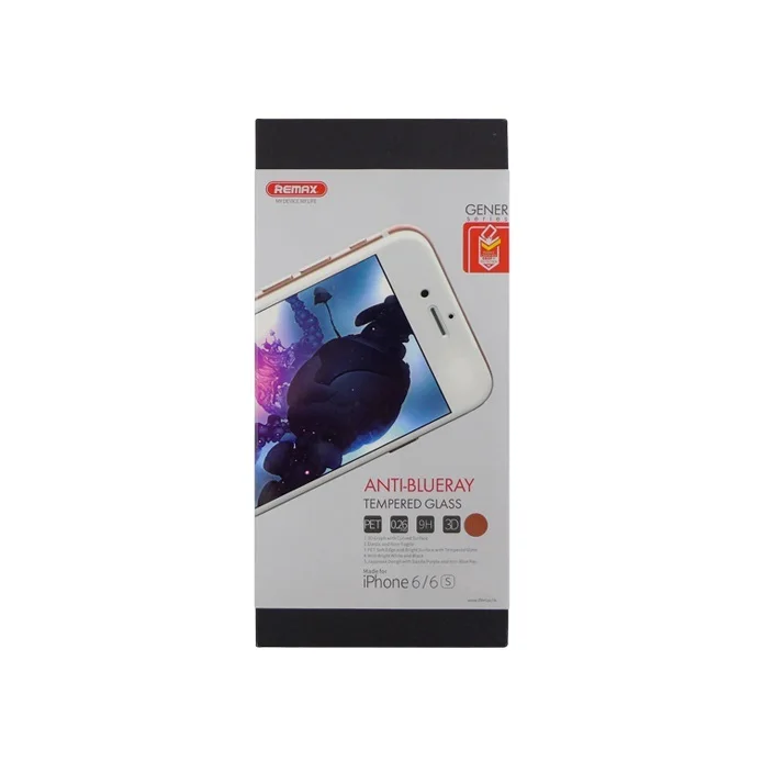 Стекло защитное для iPhone 6 Gener Anti-Blue Ray 0 26мм 3D (красный.) Remax | Мобильные телефоны и