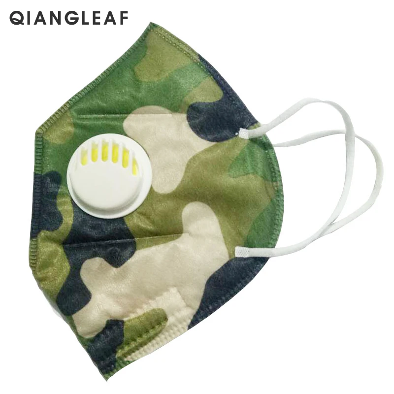 

QIANGLEAF Folding Mask, Dustproof, Odor, Anti-fog, Protective Mask HD55