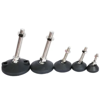 

M8x50mm Adjustable Screw furniture support legs Universal Hooves Fixed Anchor Cup for machine anti-skid shock absorber protector