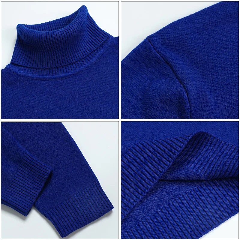 Blog AIRGRACIAS Winter Warm Sweater Men Turtleneck Mens Sweaters Slim Fit Pullover Men Classic Knitting Fashion Pull Homme