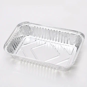 

Oven cooking Food Storage Containers Marinating Disposable Aluminum Foil