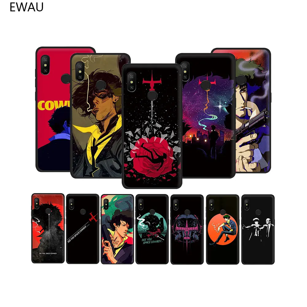 

EWAU Cowboy Bebop Anime Soft TPU phone cover case for Xiaomi 6 8 9 SE A1 A2 Lite 9T CC9e A3 Pro MAX 3 F1