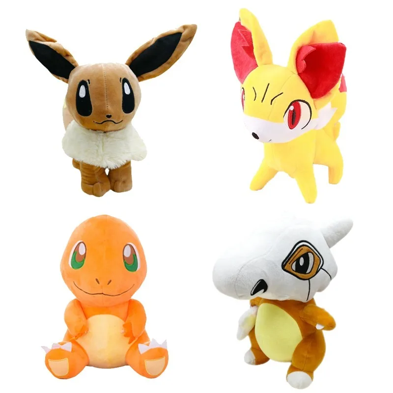 

Takara Tomy Pokemon 30cm Lapras Eevee Fennekin Marowak Psyduck Plush Toy Lovely Anime Doll Soft Stuffed Gifts for Girlfriend