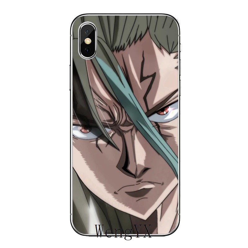 Dr. stone аниме для iPhone XR X XS Max 8 7 6s 6 plus SE 5s 5c 5 iPod Touch аксессуары чехол для телефона - Цвет: dr.-stone-anime-A-02