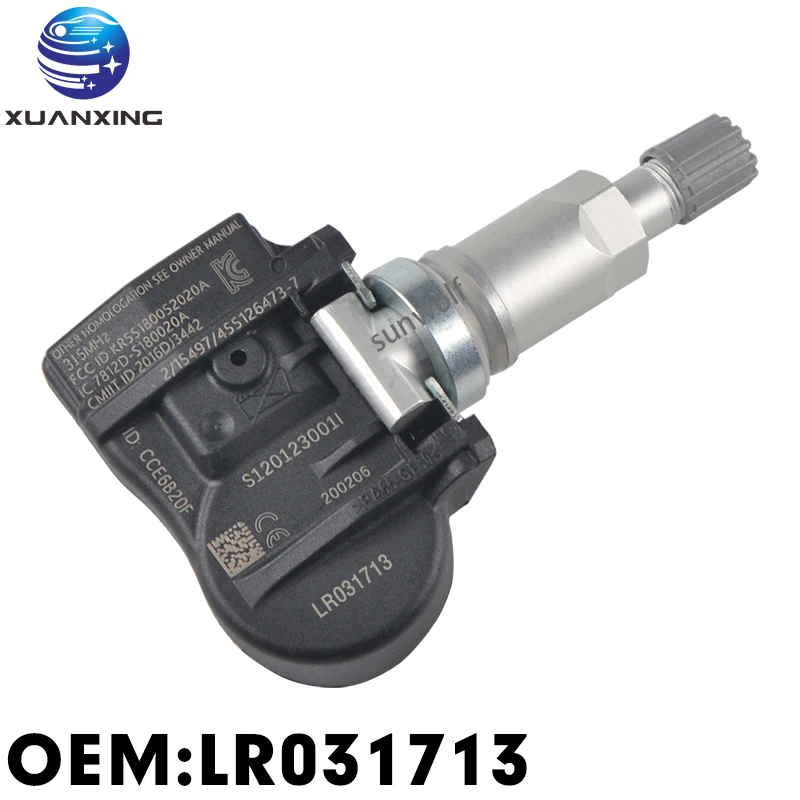 Система контроля давления в шинах LR031713 TPMS 315 МГц для Jaguar F Type XJ KX Range Rover Sport LR4 T122780001C