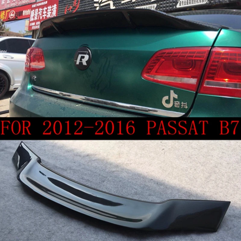 Задний спойлер из углеродного волокна для Volkswagen VW Magotan Passat B7 B8 2012 2018|Спойлеры и