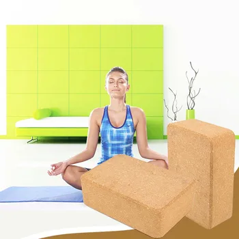 

Yoga Block Cork Wood Yoga Brick Soft High Density Blocks To Support Poses Practical And Durable Lightweight