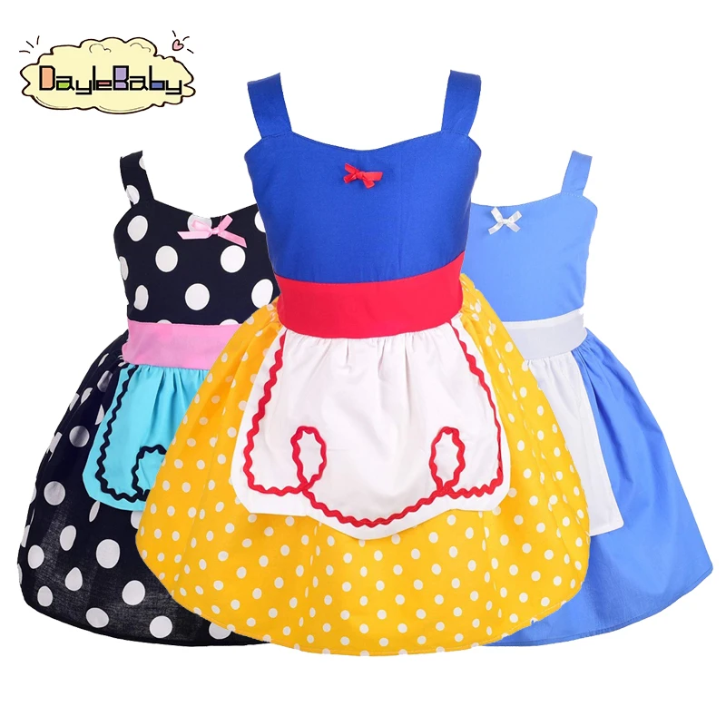 Dressy Daisy Princess Dress with Apron Summer Dresses for Baby & Toddler Girls 