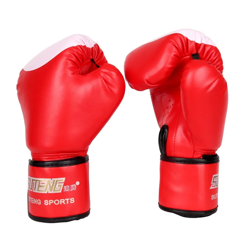 Перчатки для кикбоксинга мужчин женщин ПУ каратэ Муай Тай Guantes De Boxeo Free Fight MMA Sanda