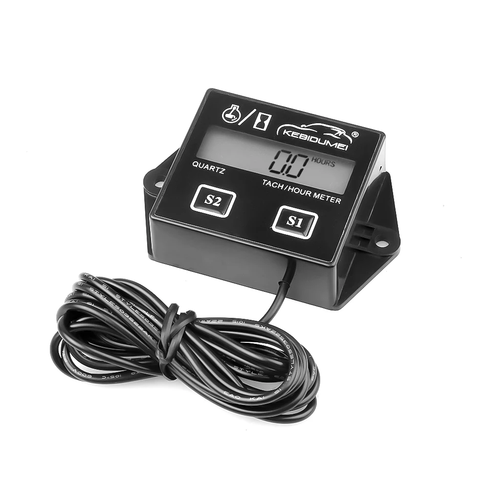 Wholesale Waterproof Digital Engine Tach Hour Meter Tachometer Gauge
