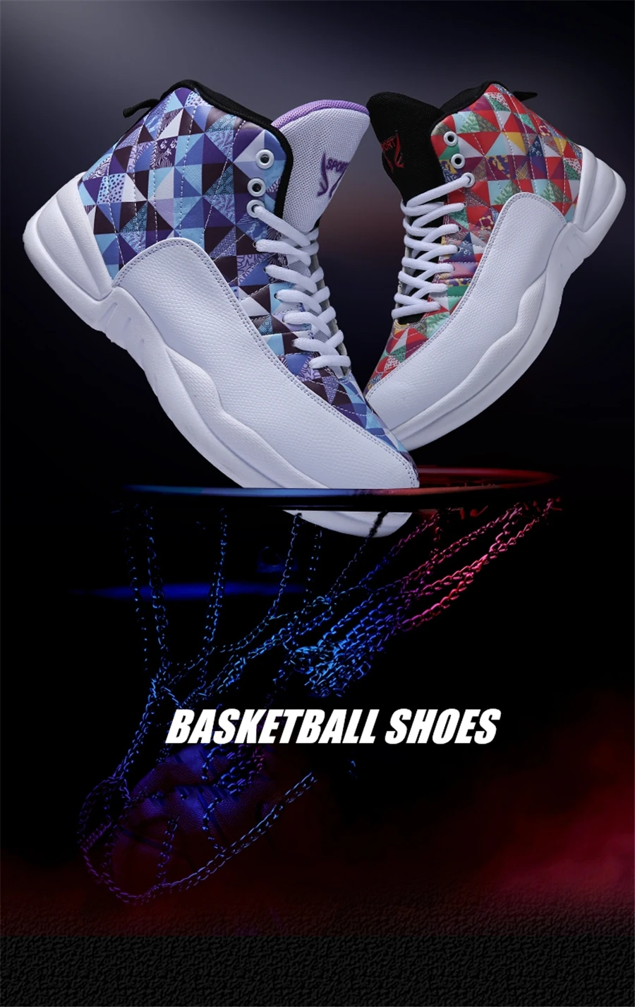 Новое поступление, мужские баскетбольные кроссовки с клетчатым узором, высокие кроссовки Kyrie Jordan, мужские и женские кроссовки Lebron KD Sport 36-45
