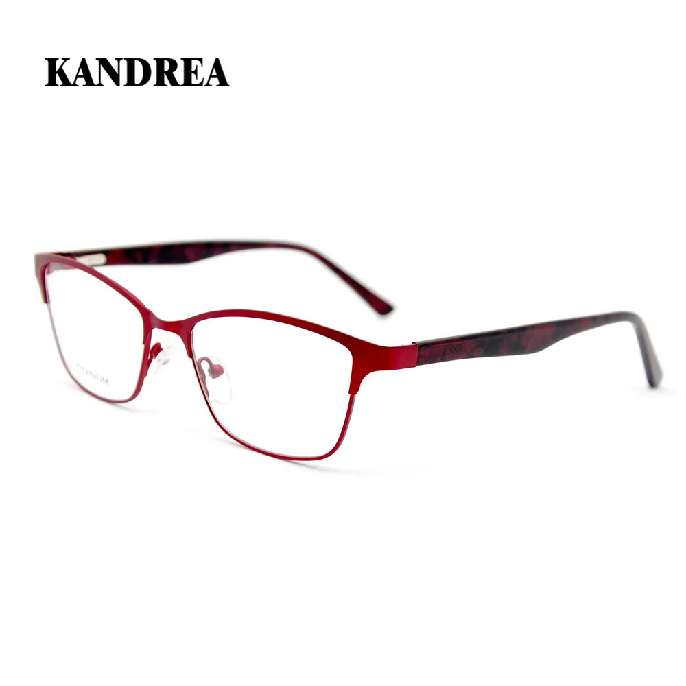 KANDREA новые модные очки, оправа для женщин и мужчин, очки с прозрачными линзами, квадратные очки, титановые оптические очки по рецепту