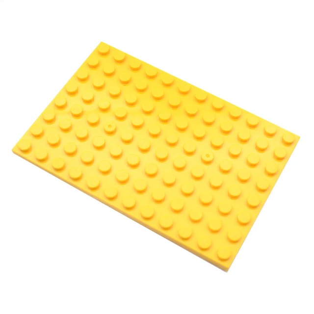 20pcs DIY Building Blocks 8x12 Dots Thin Figures Bricks Educational Creative Size Compatible With Brand Toys for Children Yellow 20PCS