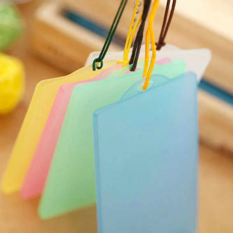 

5pcs Fasion PVC Card Holder Credit ID Cards Passport Student Waterproof Transparent Business Bancaire Bank Card Cardholder